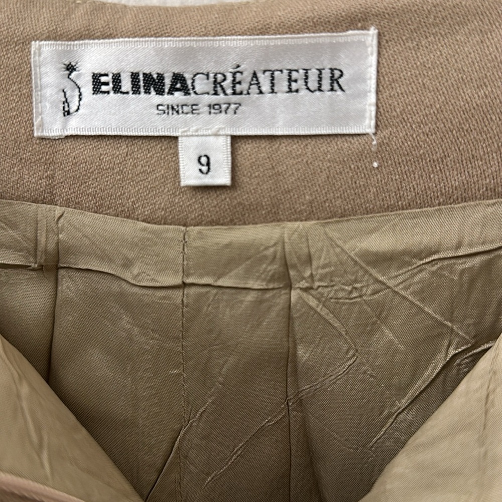 Elina Createur Wool High Waisted Lined 100% Wool Pants - Picture 4 of 12